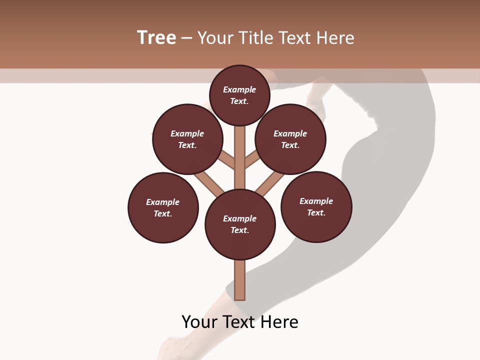 Stretching Lifestyle Performer PowerPoint Template