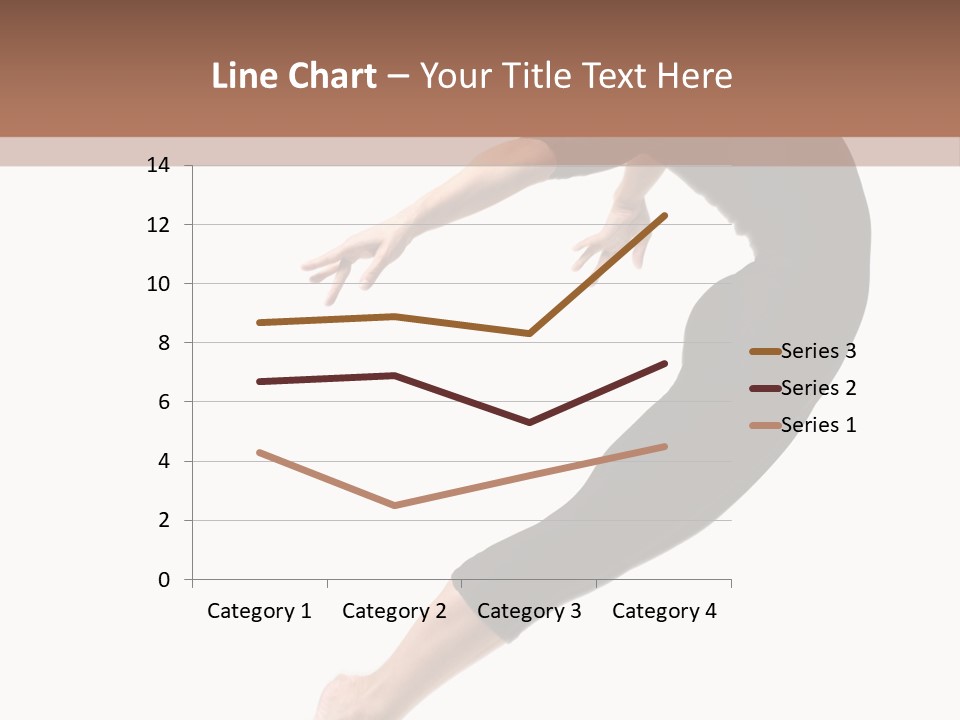 Stretching Lifestyle Performer PowerPoint Template