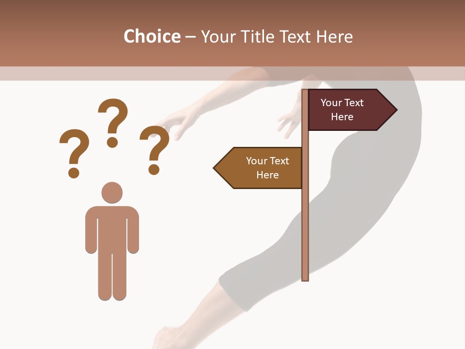 Stretching Lifestyle Performer PowerPoint Template