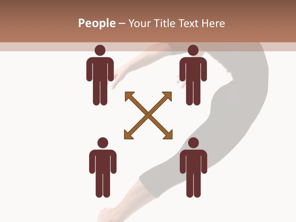 Stretching Lifestyle Performer PowerPoint Template