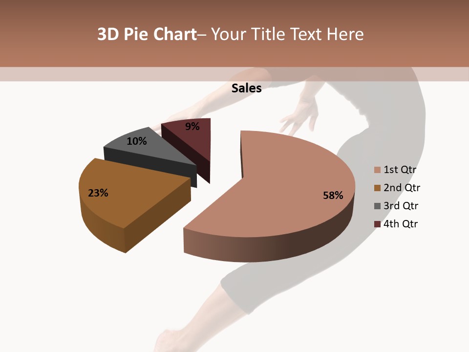 Stretching Lifestyle Performer PowerPoint Template