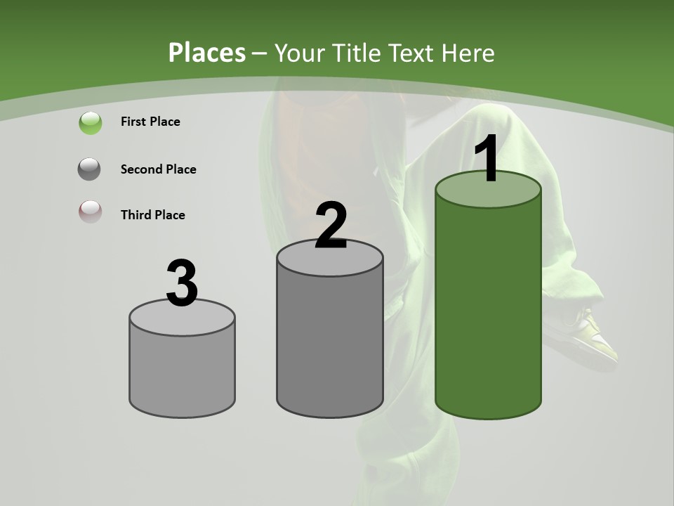 Sexy Acrobat Hiphop PowerPoint Template