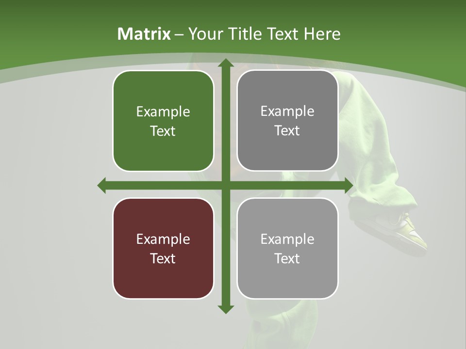 Sexy Acrobat Hiphop PowerPoint Template