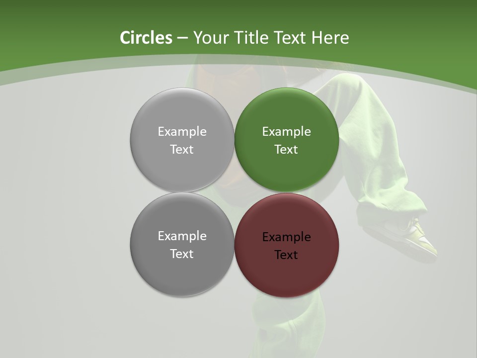 Sexy Acrobat Hiphop PowerPoint Template