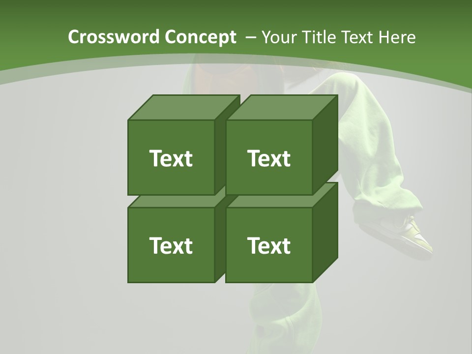 Sexy Acrobat Hiphop PowerPoint Template