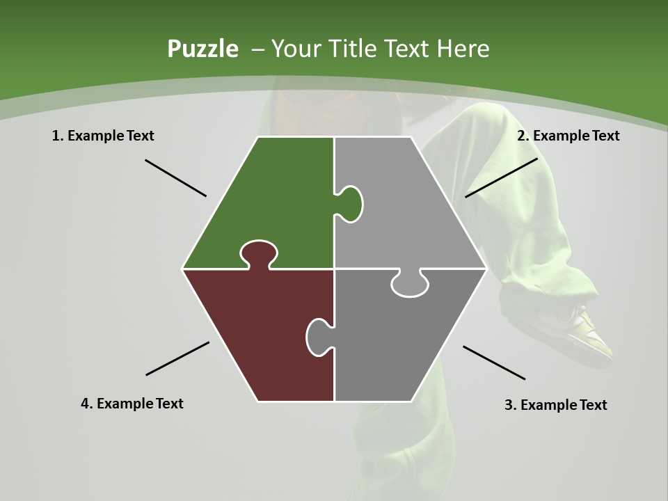 Sexy Acrobat Hiphop PowerPoint Template