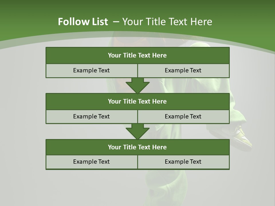 Sexy Acrobat Hiphop PowerPoint Template