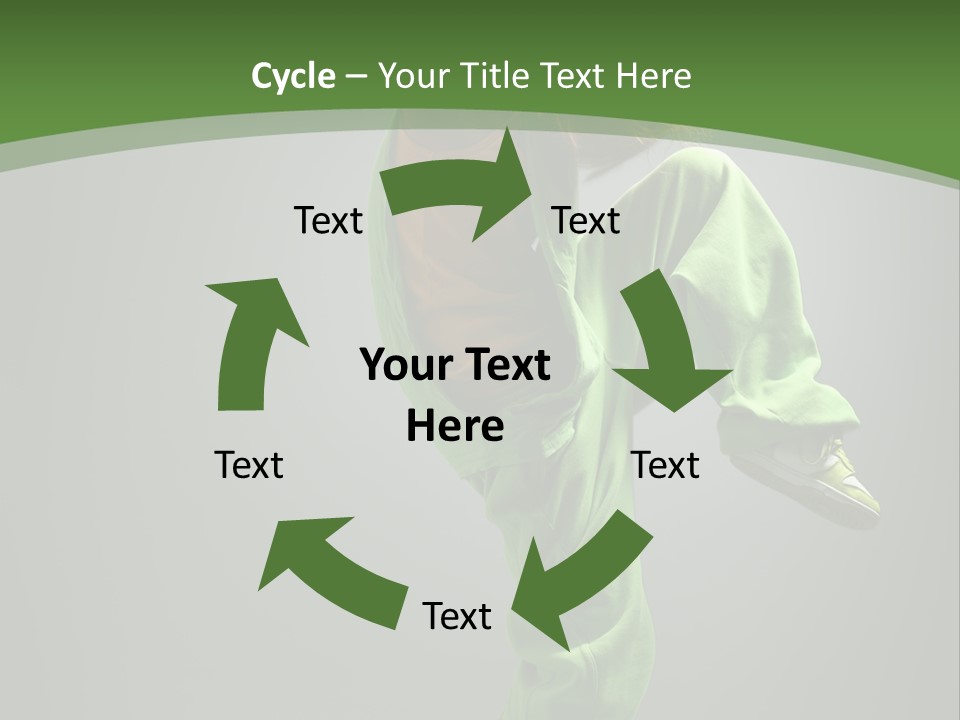 Sexy Acrobat Hiphop PowerPoint Template