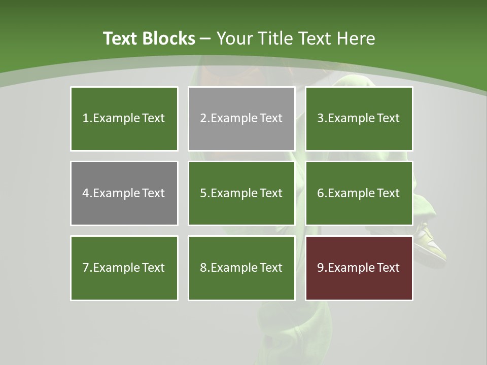 Sexy Acrobat Hiphop PowerPoint Template