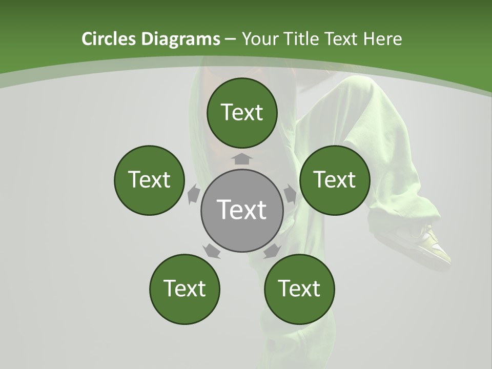 Sexy Acrobat Hiphop PowerPoint Template