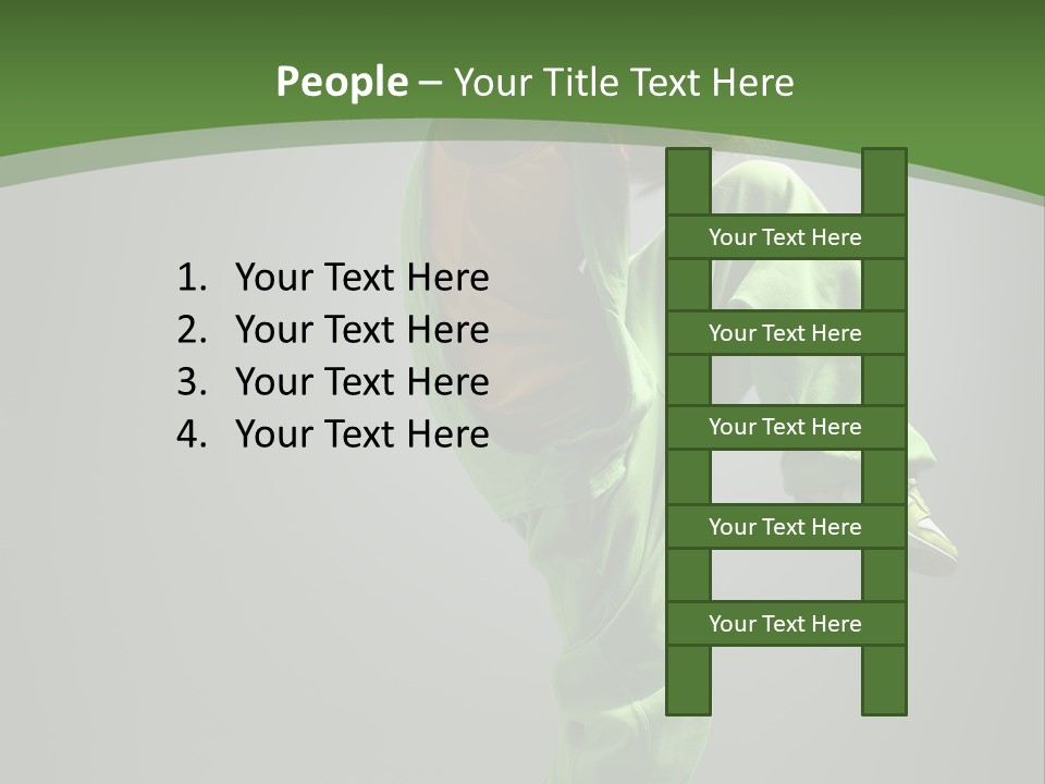 Sexy Acrobat Hiphop PowerPoint Template