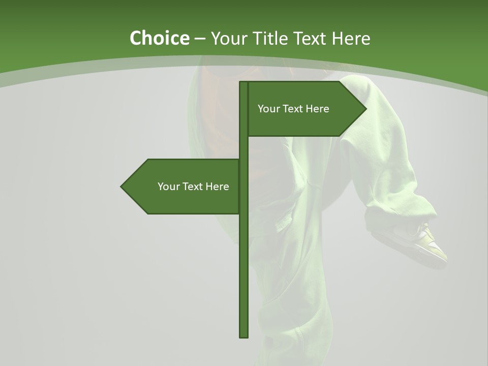 Sexy Acrobat Hiphop PowerPoint Template