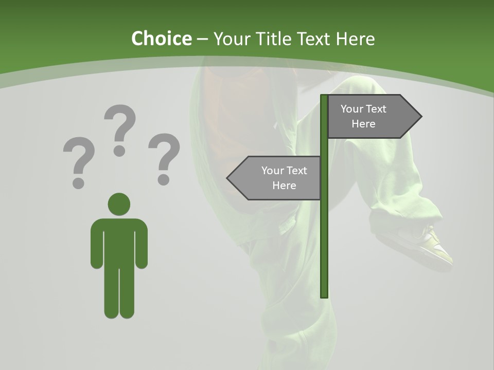 Sexy Acrobat Hiphop PowerPoint Template