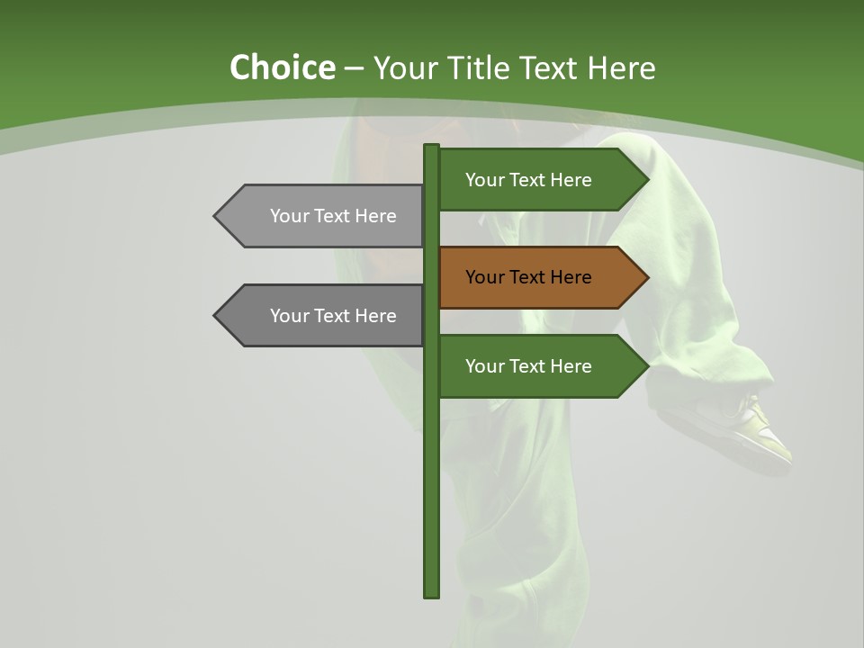 Sexy Acrobat Hiphop PowerPoint Template