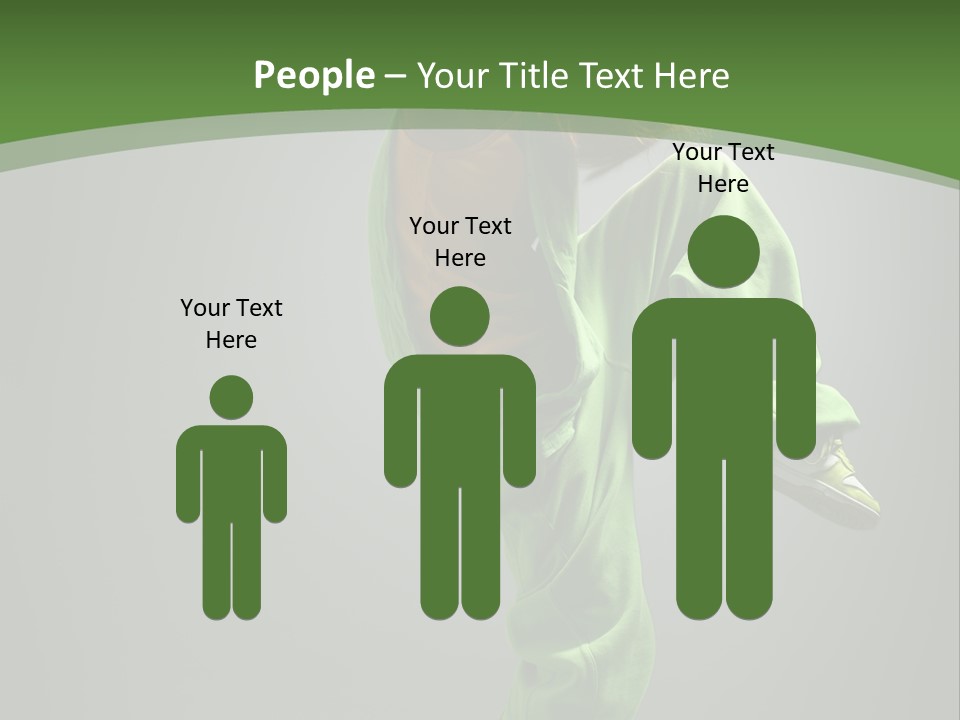 Sexy Acrobat Hiphop PowerPoint Template