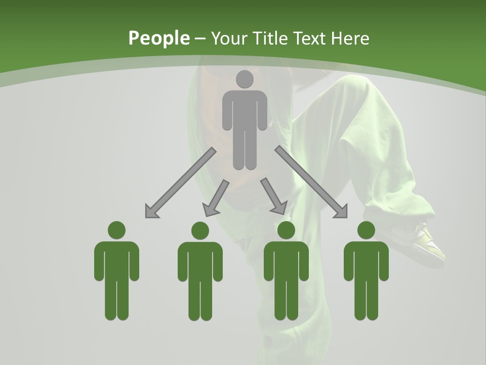 Sexy Acrobat Hiphop PowerPoint Template