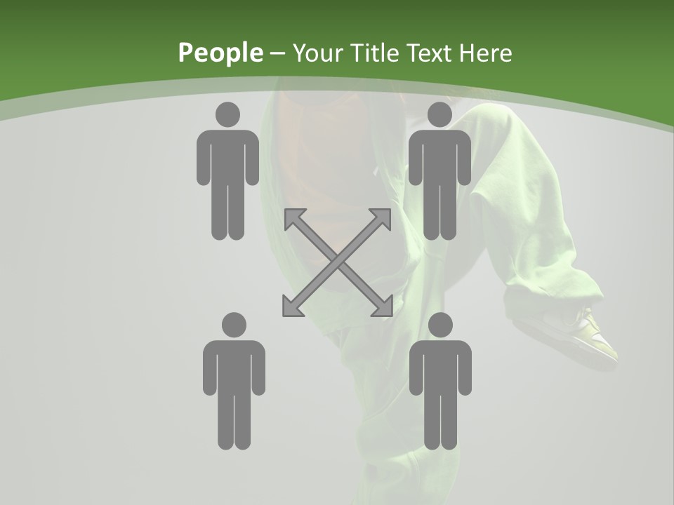 Sexy Acrobat Hiphop PowerPoint Template