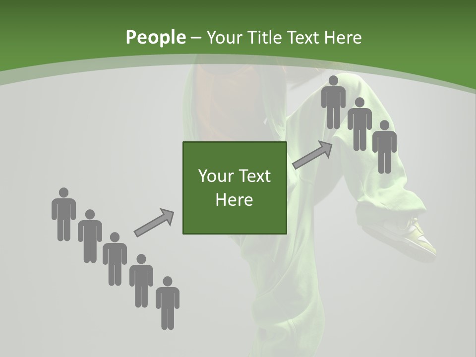 Sexy Acrobat Hiphop PowerPoint Template