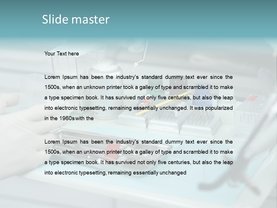 Cold Circle Water PowerPoint Template