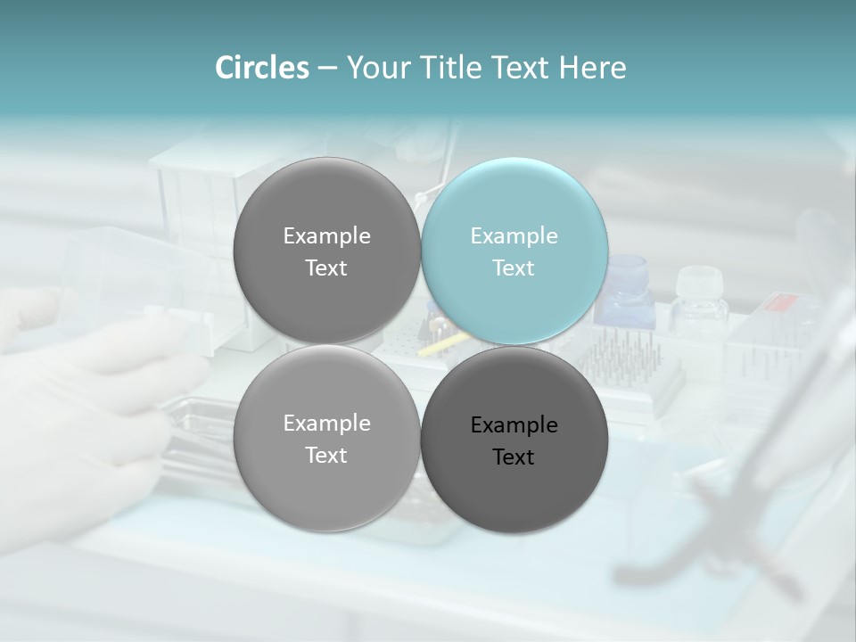 Cold Circle Water PowerPoint Template