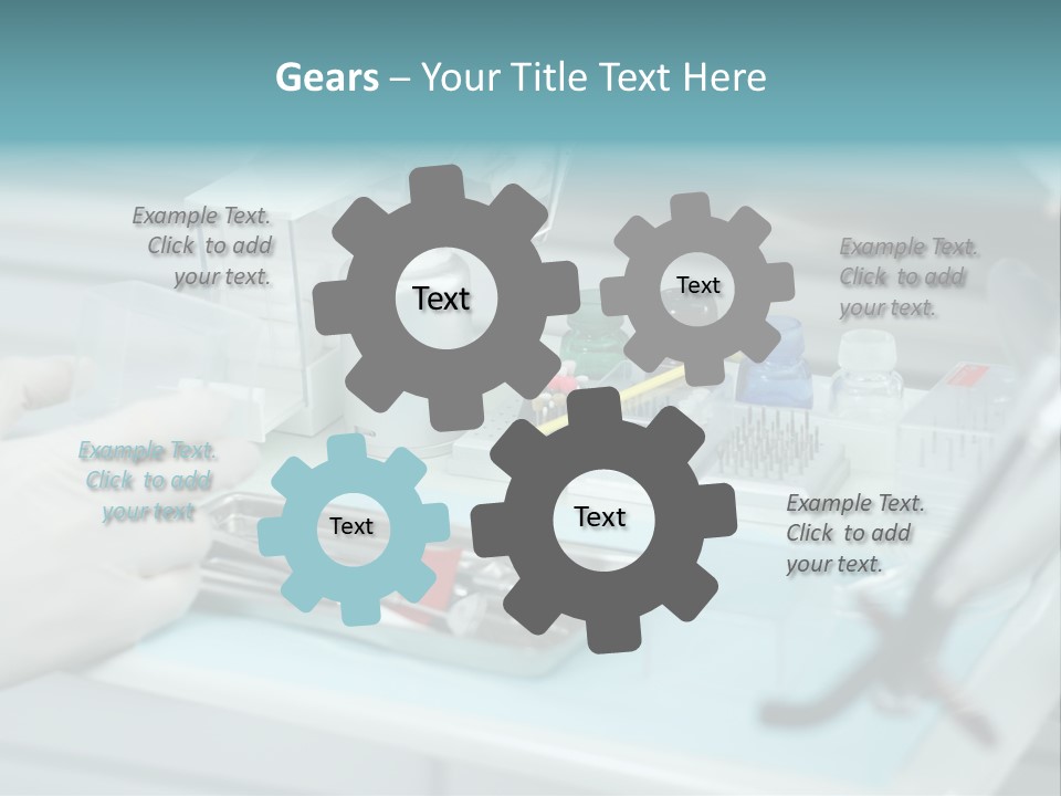 Cold Circle Water PowerPoint Template