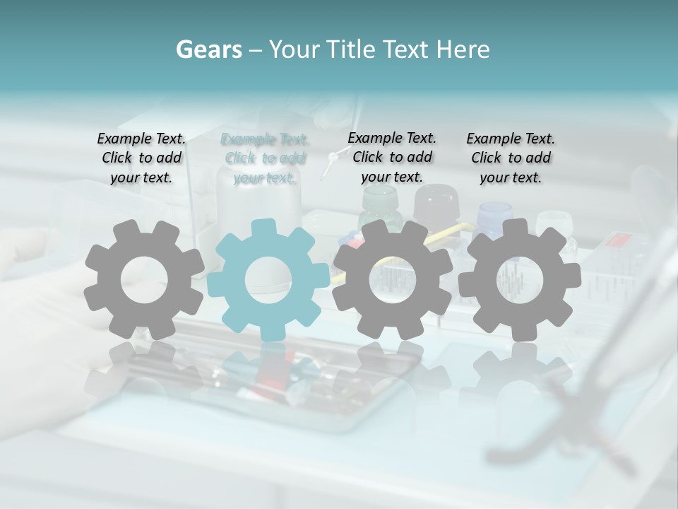 Cold Circle Water PowerPoint Template