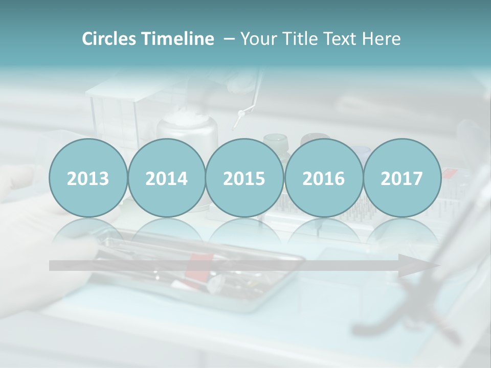 Cold Circle Water PowerPoint Template