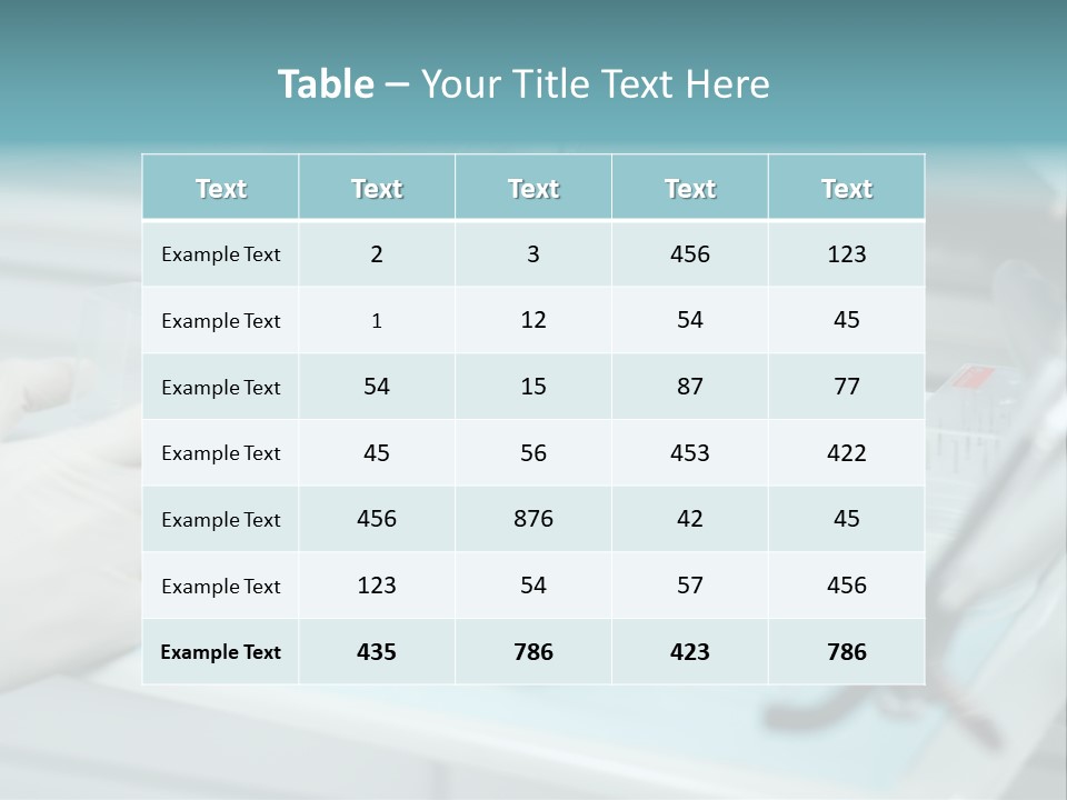 Cold Circle Water PowerPoint Template
