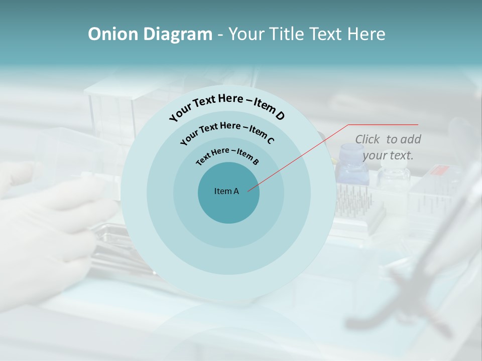 Cold Circle Water PowerPoint Template