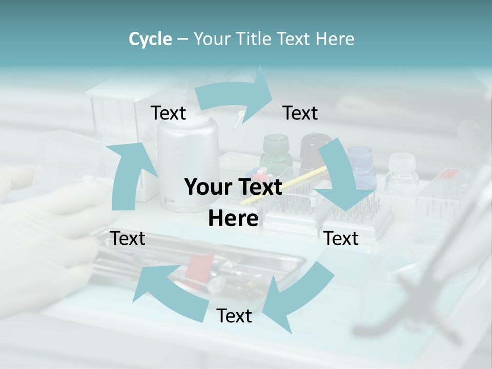Cold Circle Water PowerPoint Template