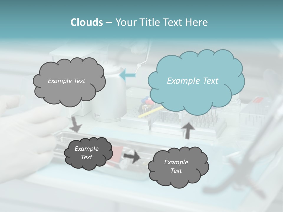 Cold Circle Water PowerPoint Template