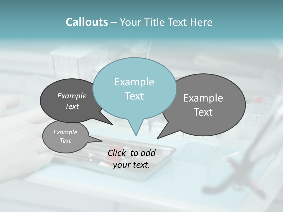 Cold Circle Water PowerPoint Template