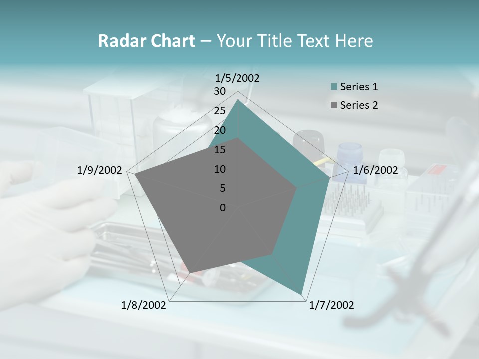 Cold Circle Water PowerPoint Template