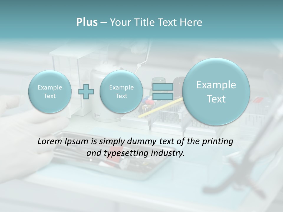 Cold Circle Water PowerPoint Template