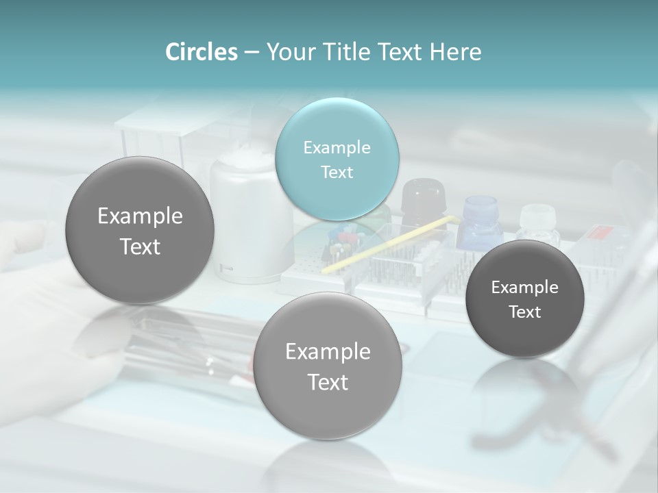 Cold Circle Water PowerPoint Template