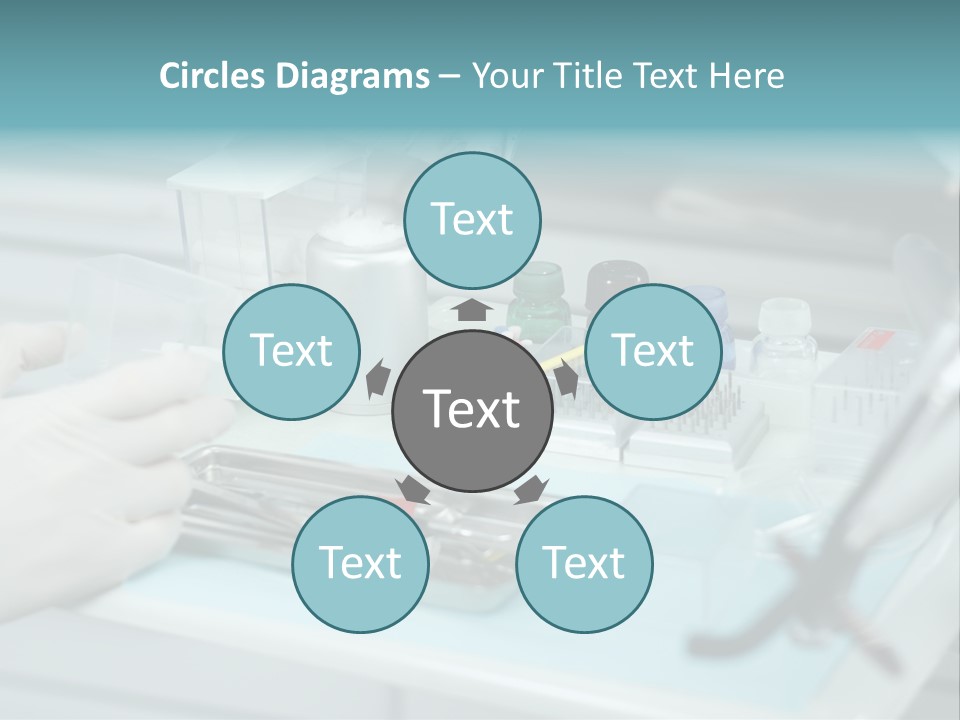 Cold Circle Water PowerPoint Template