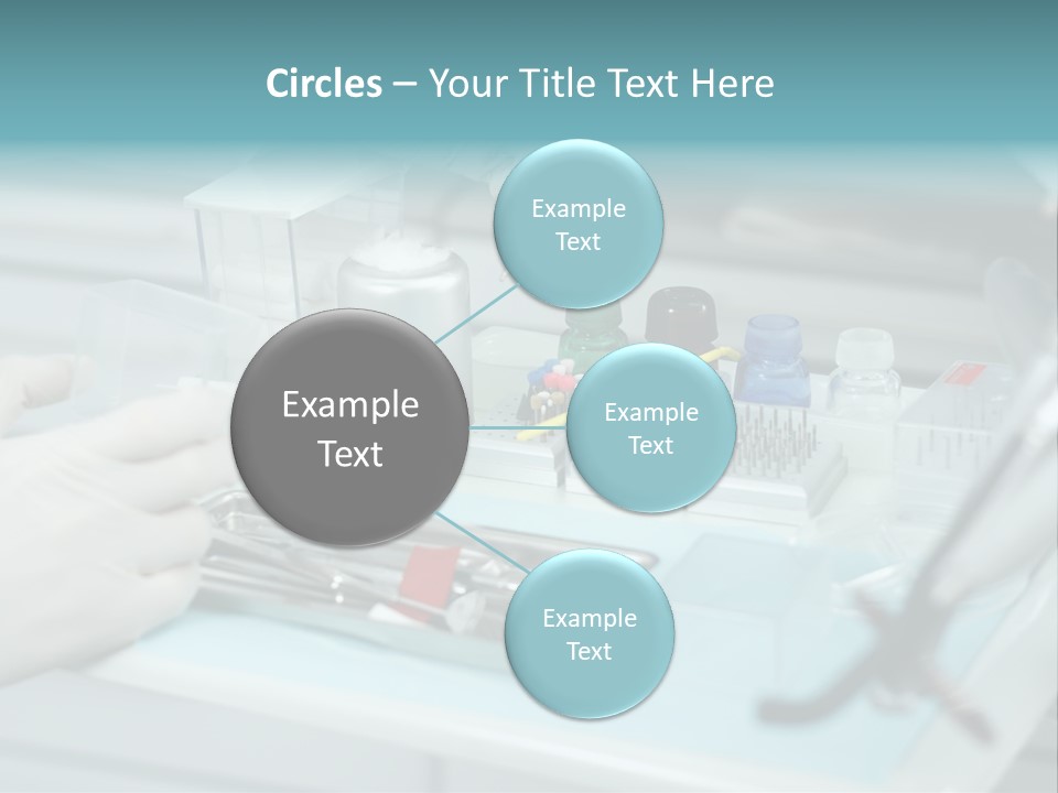 Cold Circle Water PowerPoint Template