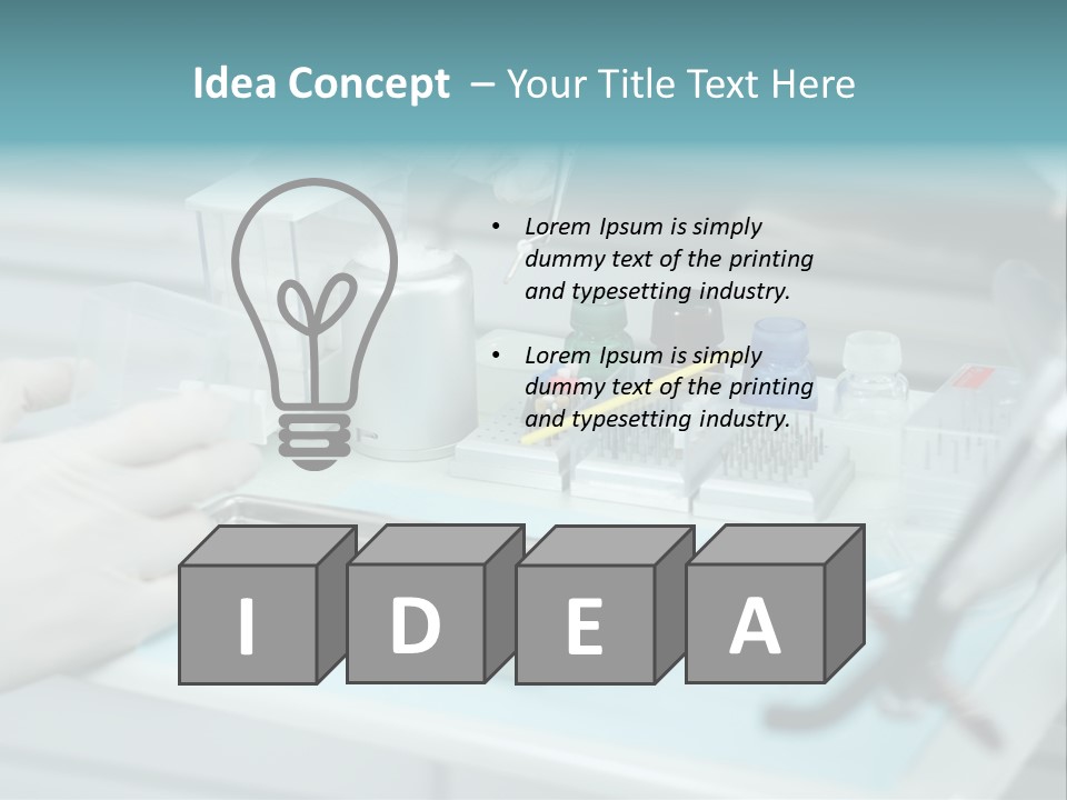 Cold Circle Water PowerPoint Template