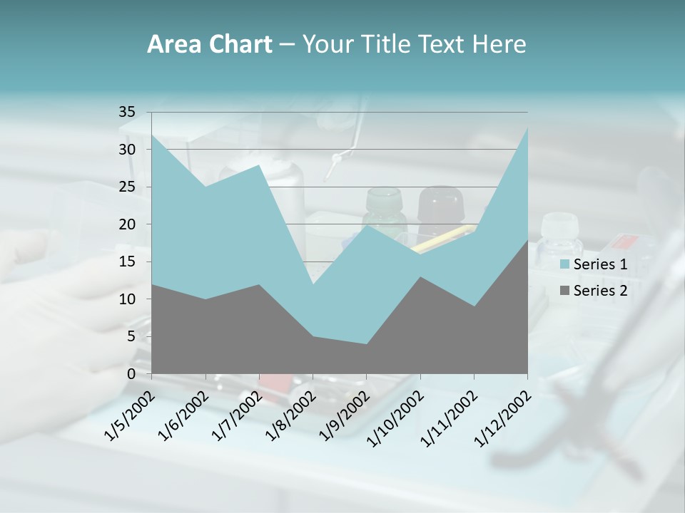 Cold Circle Water PowerPoint Template