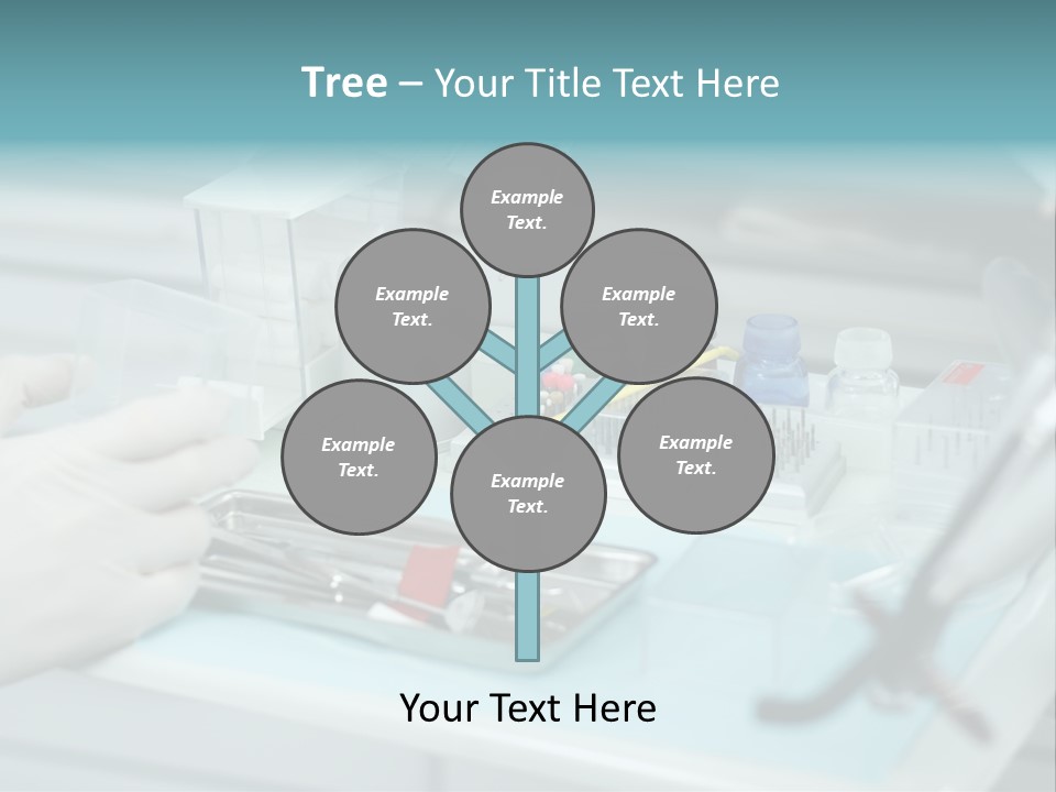 Cold Circle Water PowerPoint Template