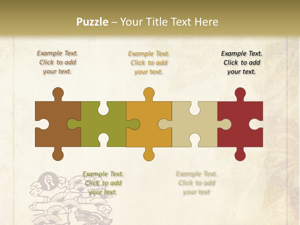 Legend Eastern Wallpaper PowerPoint Template