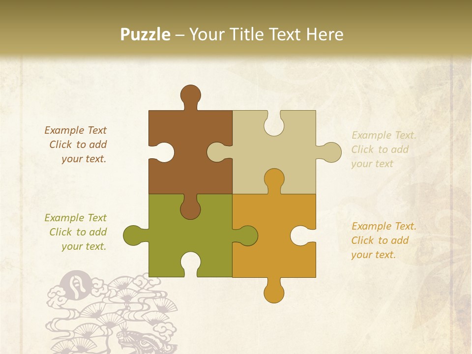 Legend Eastern Wallpaper PowerPoint Template