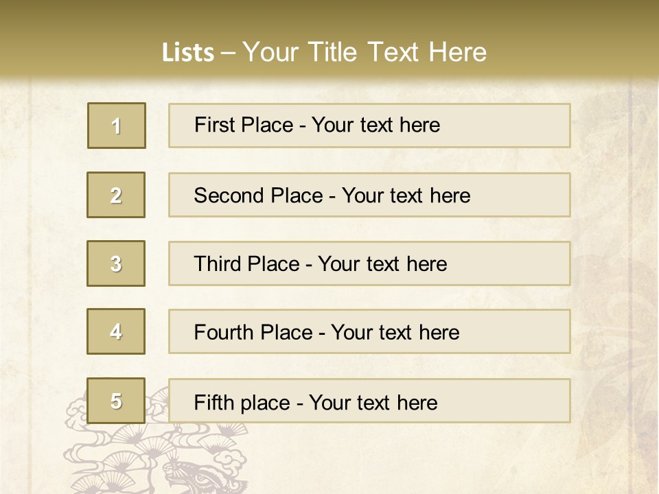 Legend Eastern Wallpaper PowerPoint Template