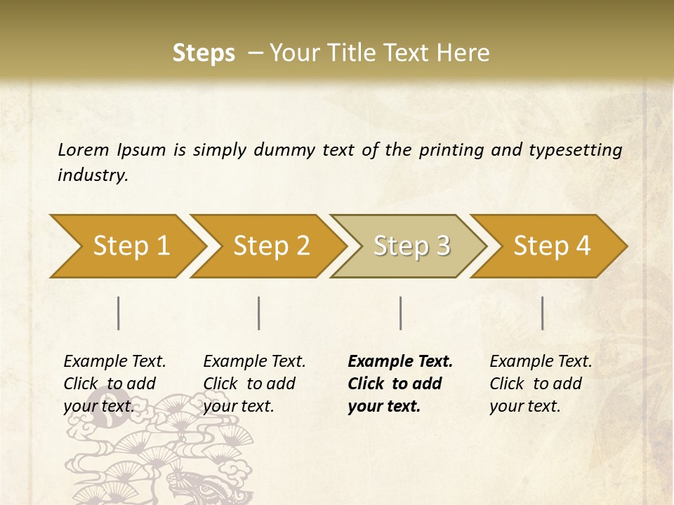 Legend Eastern Wallpaper PowerPoint Template