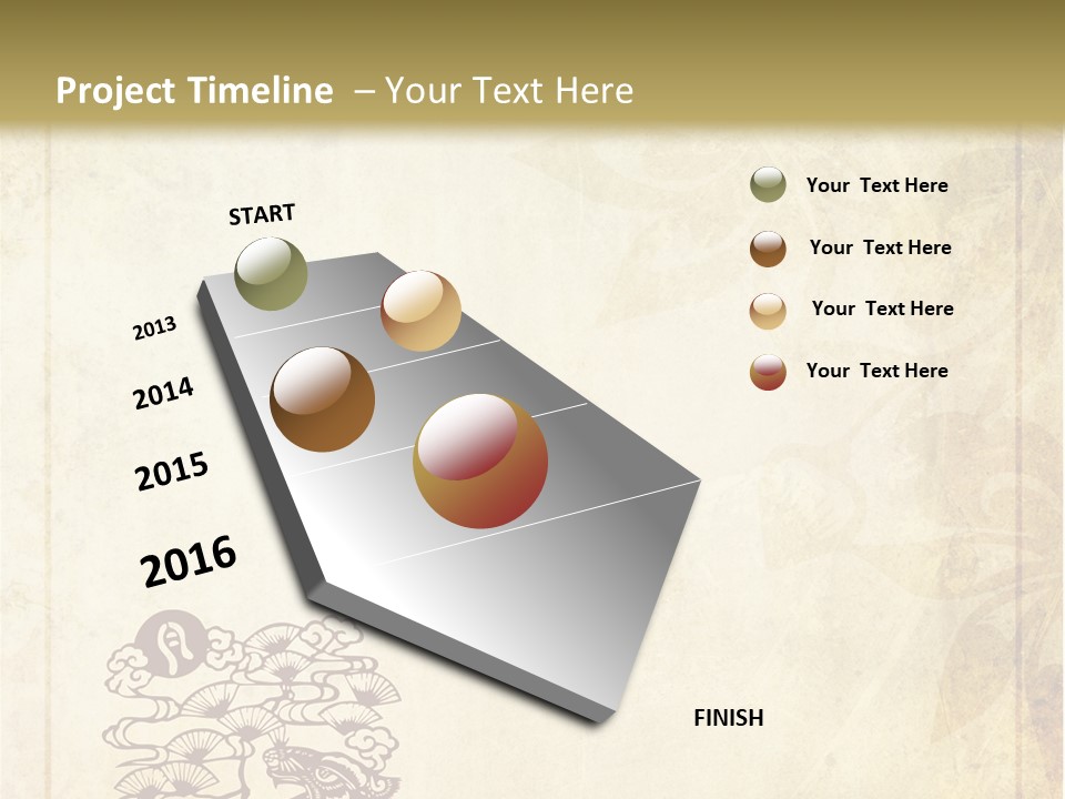 Legend Eastern Wallpaper PowerPoint Template