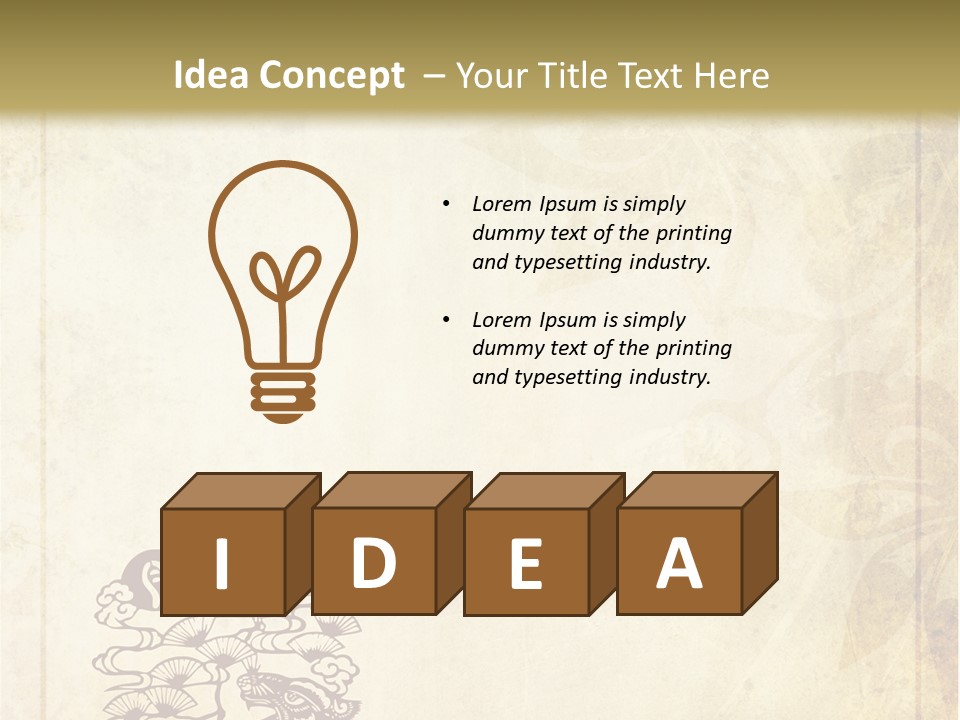 Legend Eastern Wallpaper PowerPoint Template