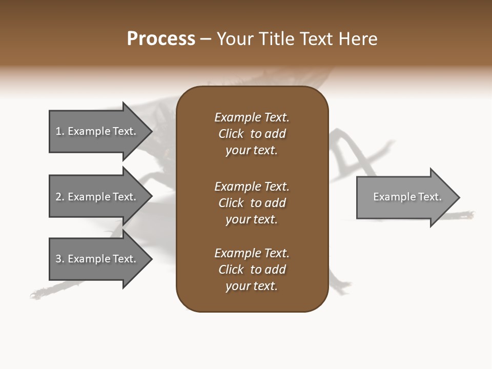 Fly Background Detailed PowerPoint Template