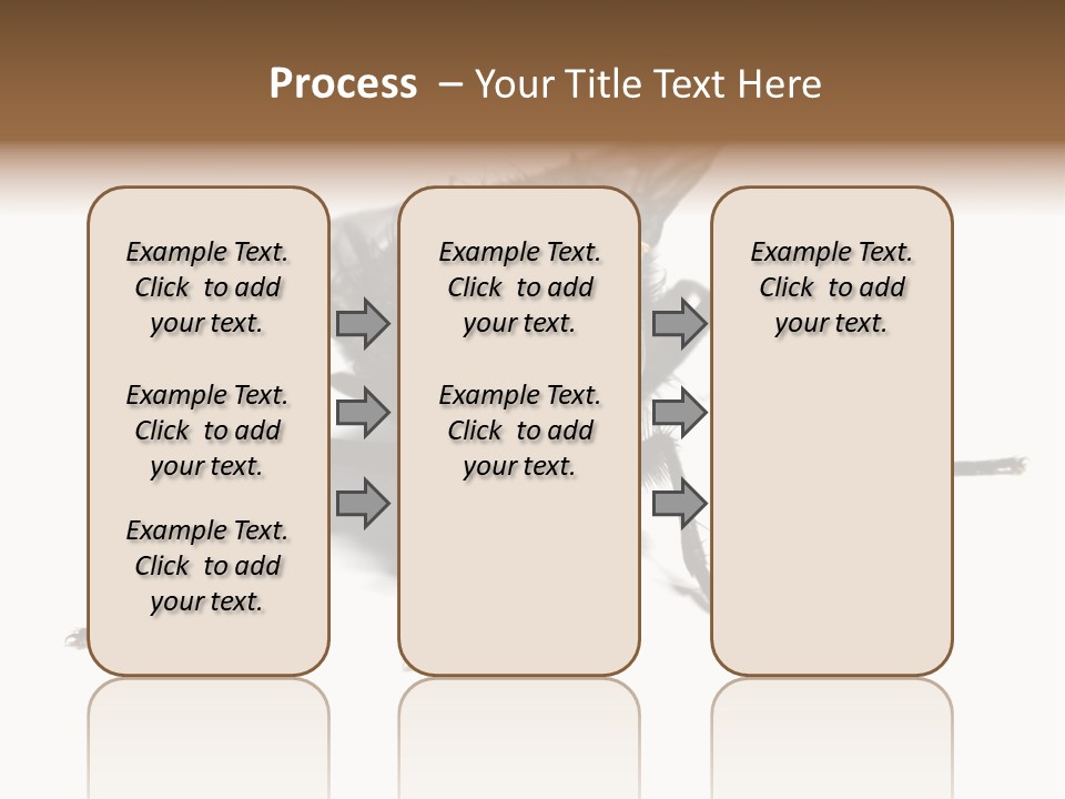 Fly Background Detailed PowerPoint Template