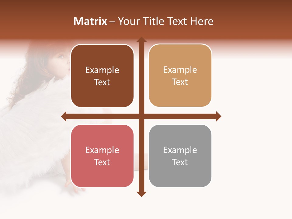 Holiday Portrait Cupid PowerPoint Template