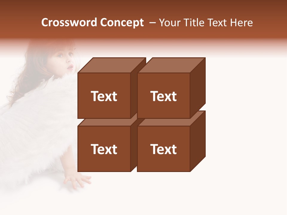 Holiday Portrait Cupid PowerPoint Template